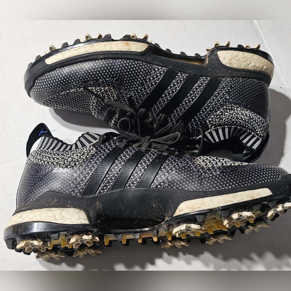 Adidas Tour 360 Endless Boost Golf Shoes Grey Black Men's Size 7M‎ EVN791001 - Picture 3 of 9